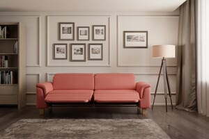 Viviana Klassisch 3-Sitzer Rot