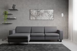 Viviana Modern Couchgarnitur Schwarz
