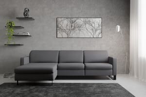 Viviana Modern Couchgarnitur Schwarz